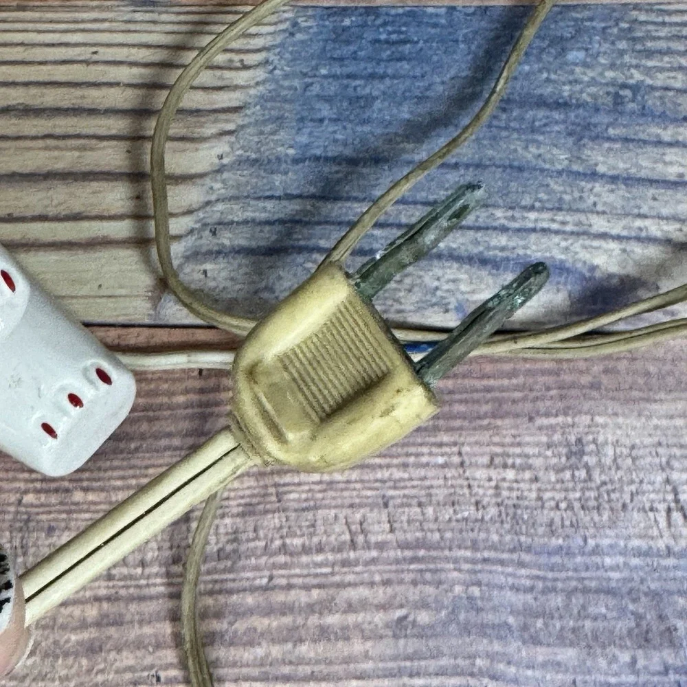 Vintage‎ Totline Ceramic Elephant table Lamp 1940's-1950's Working! Pull Chain